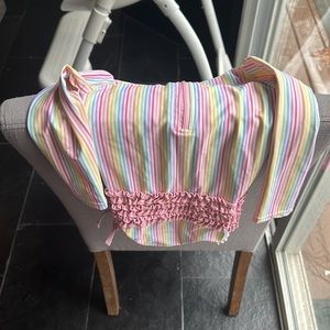 Ruffle Butts 3T rashguard swimsuit with snaps